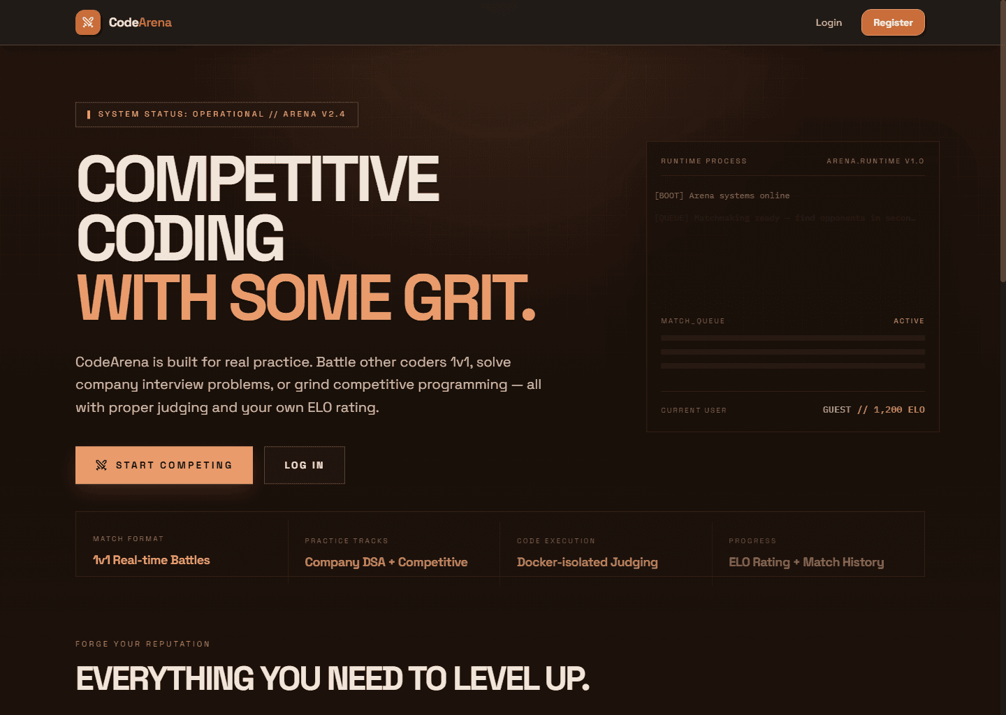 CodeArena screenshot
